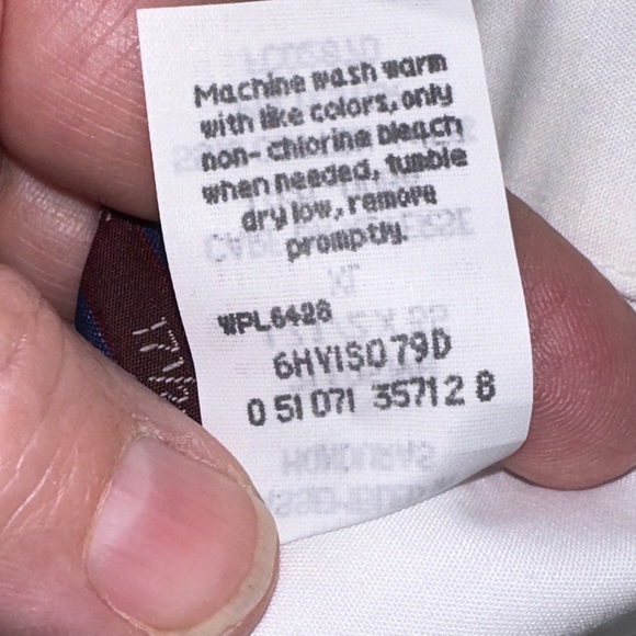 Wrangler Vintage Shirt Men XL 17 1/2-35 X-Long Tails White Pearl Snap - Picture 10 of 11